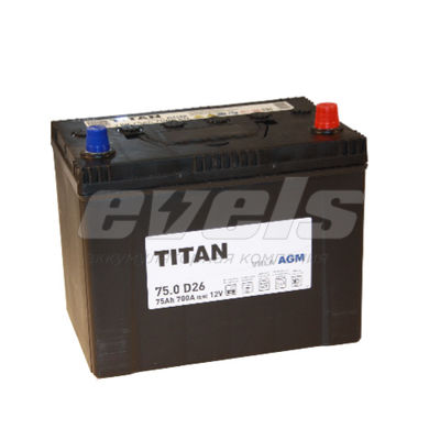 TITAN AGM 6ст-75.0 VRLA D26 евро — основное фото