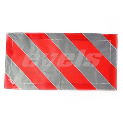 Флажок со светоотражающей лентой для буксировочного ремня/троса (красный) оксфорд — основное фото